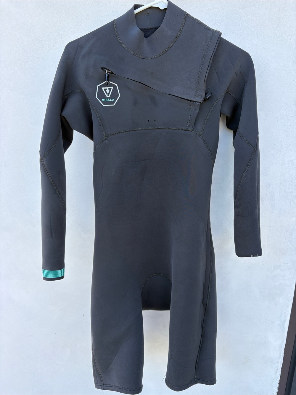 VISSLA 7 SEAS Dark Grey Spring Wetsuit One-Piece